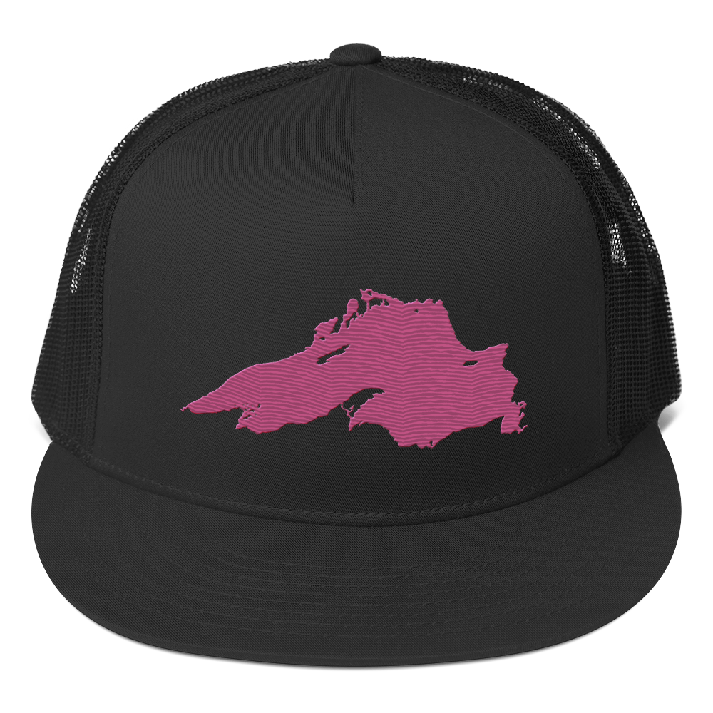 Lake Superior Trucker Hat | 5-Panel - Apple Blossom Pink