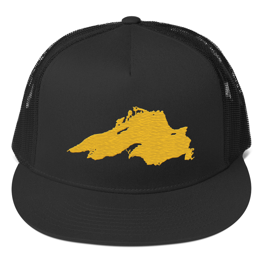 Lake Superior Trucker Hat | 5-Panel - Superior Gold