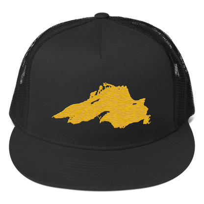 Lake Superior Trucker Hat | 5-Panel - Superior Gold