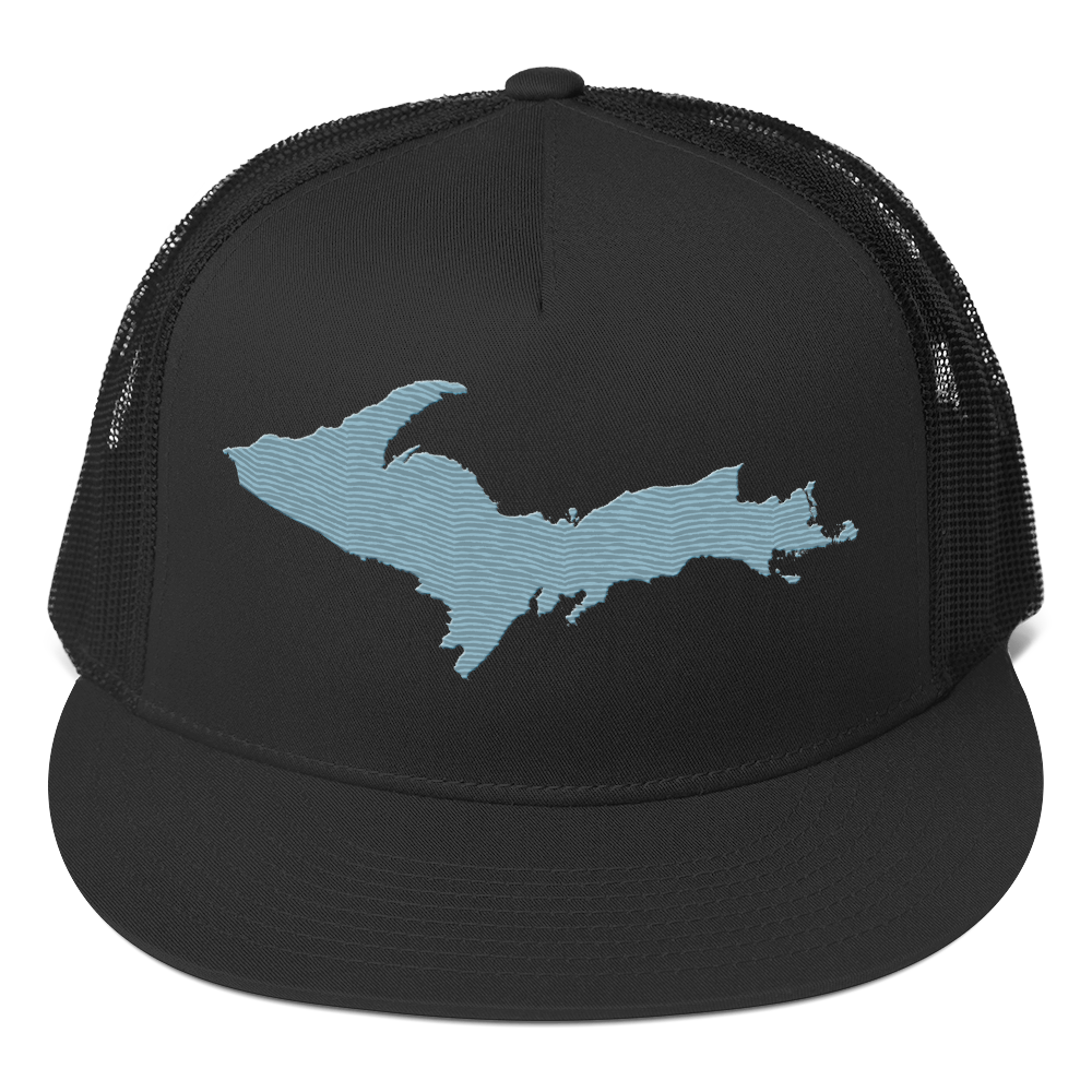 Upper Peninsula Trucker Hat | 5-Panel - Opal Blue