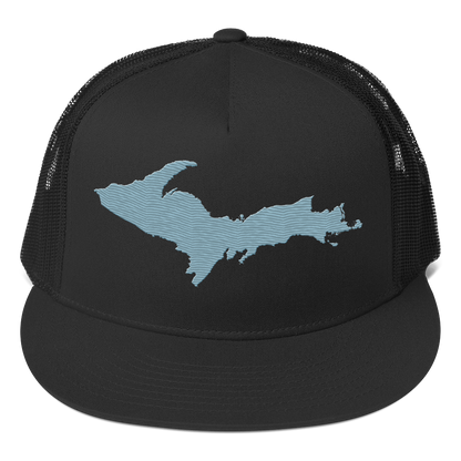 Upper Peninsula Trucker Hat | 5-Panel - Opal Blue