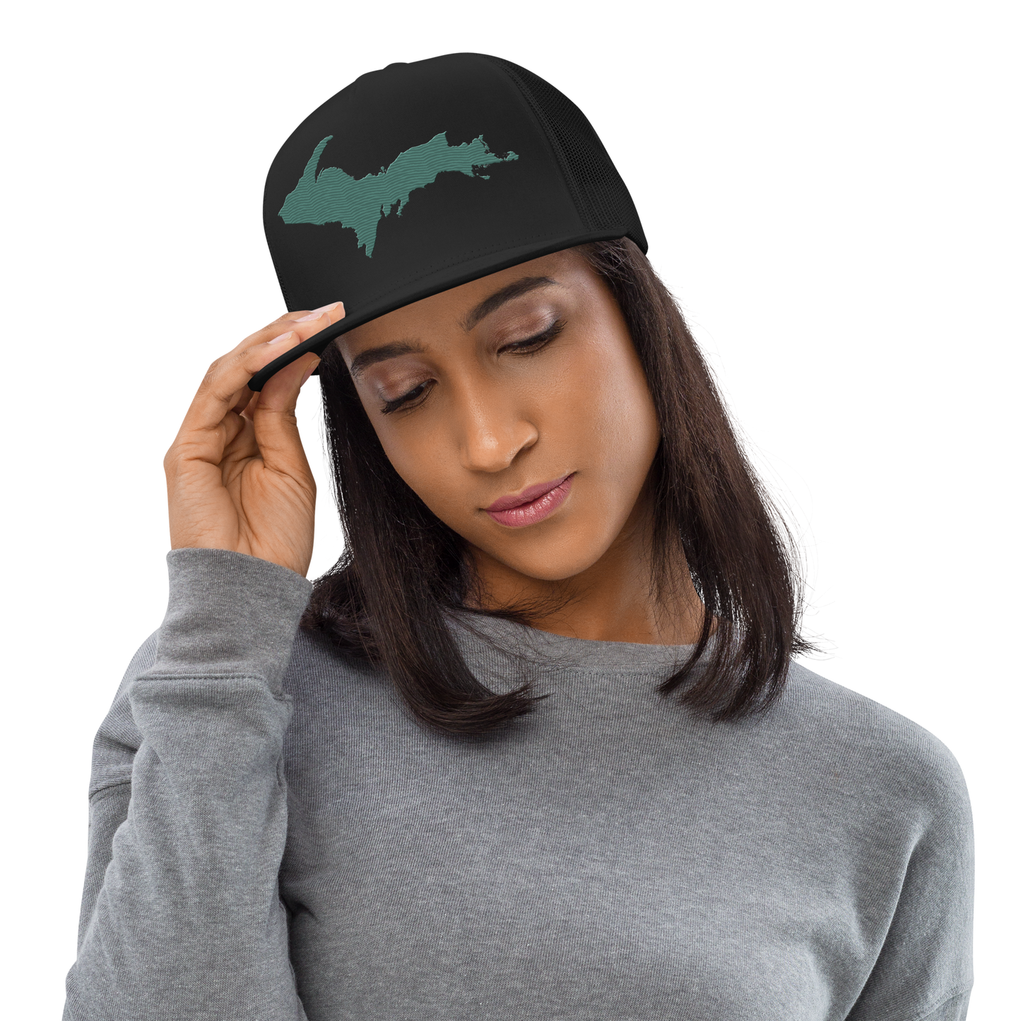 Upper Peninsula Trucker Hat | 5-Panel - Copper Green