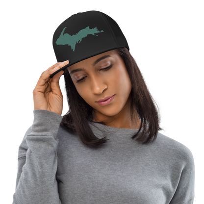 Upper Peninsula Trucker Hat | 5-Panel - Copper Green