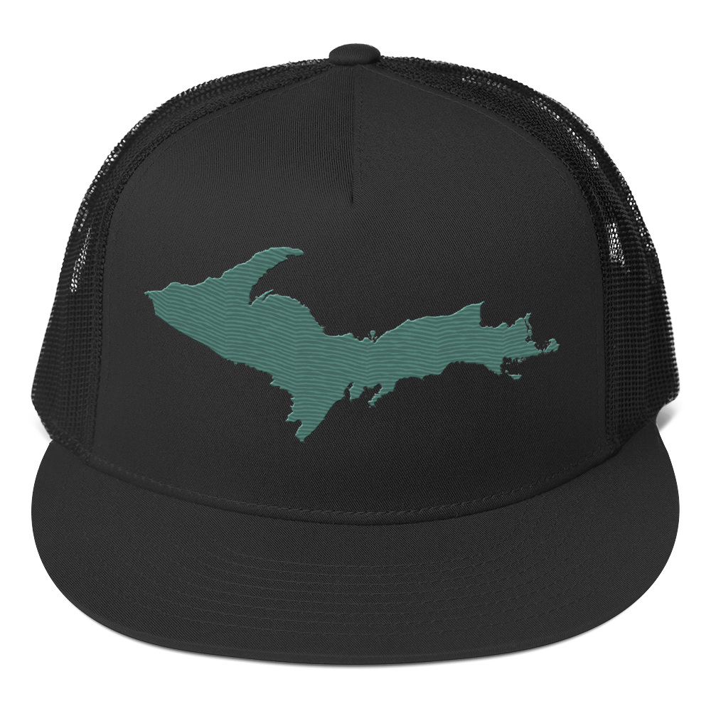 Upper Peninsula Trucker Hat | 5-Panel - Copper Green