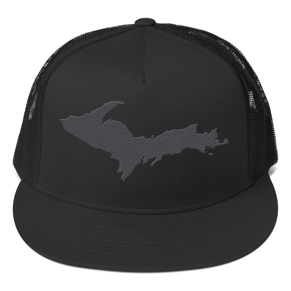 Upper Peninsula Trucker Hat | 5-Panel - Iron Ore Grey