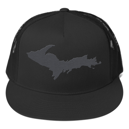 Upper Peninsula Trucker Hat | 5-Panel - Iron Ore Grey