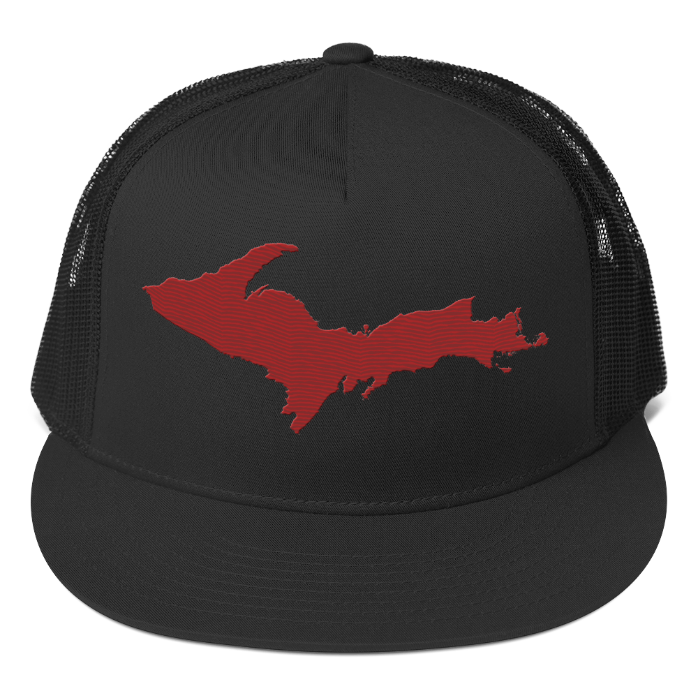 Upper Peninsula Trucker Hat | 5-Panel - Thimbleberry Red