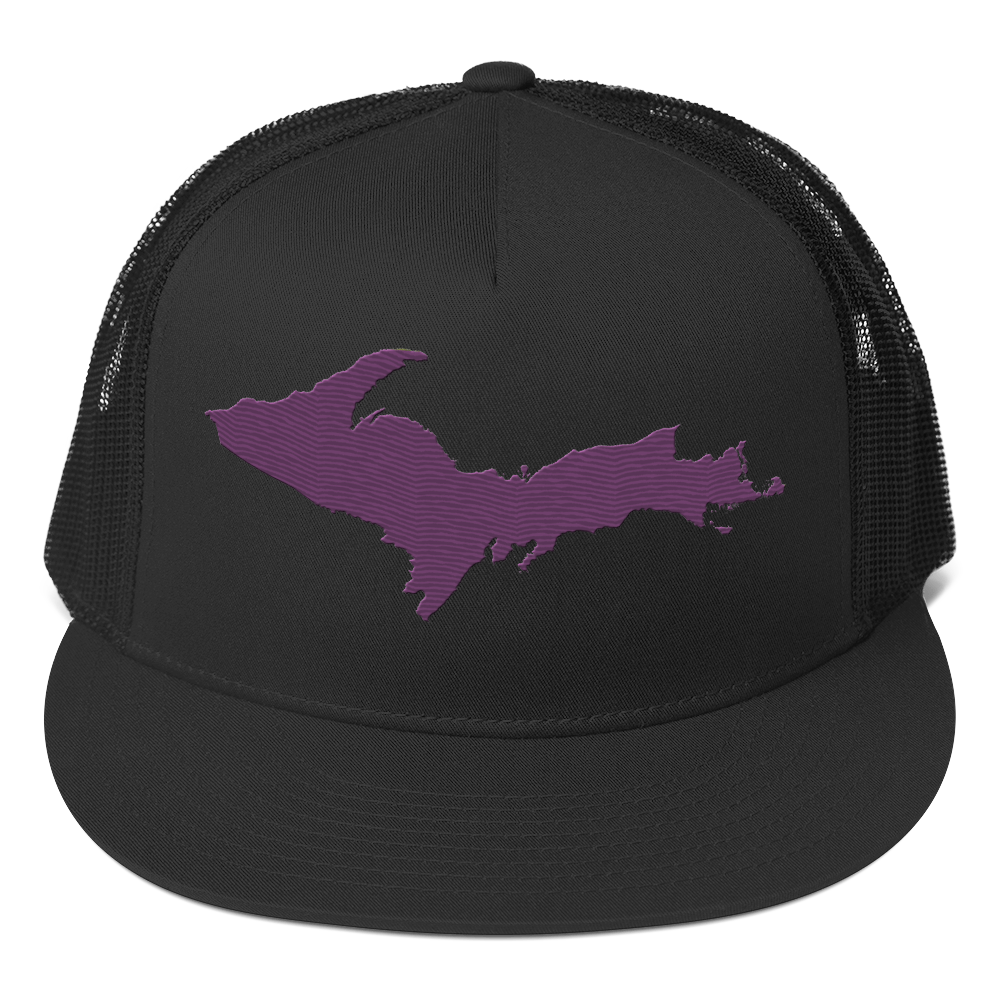 Upper Peninsula Trucker Hat | 5-Panel - Plum