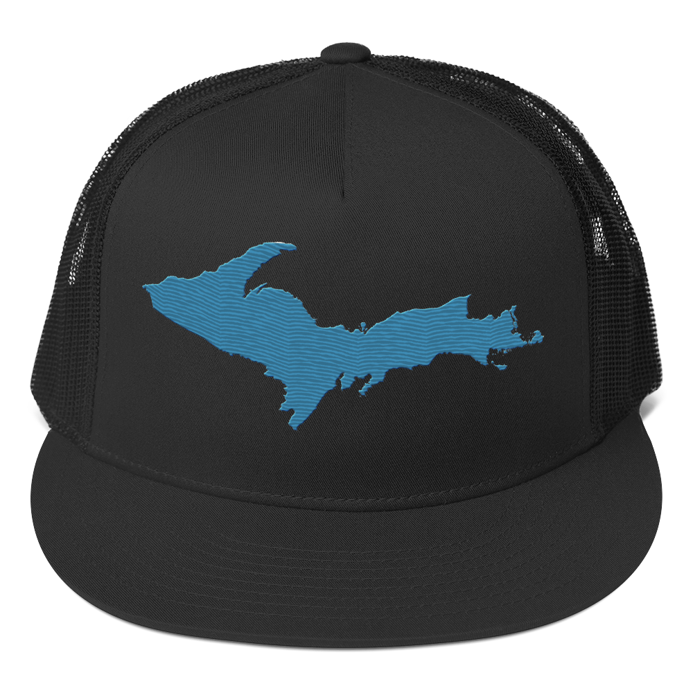 Upper Peninsula Trucker Hat | 5-Panel - Traverse Blue