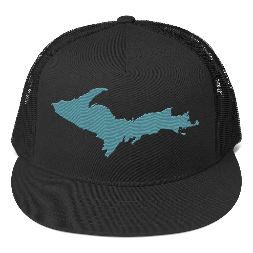 Upper Peninsula Trucker Hat | 5-Panel - Huron Blue