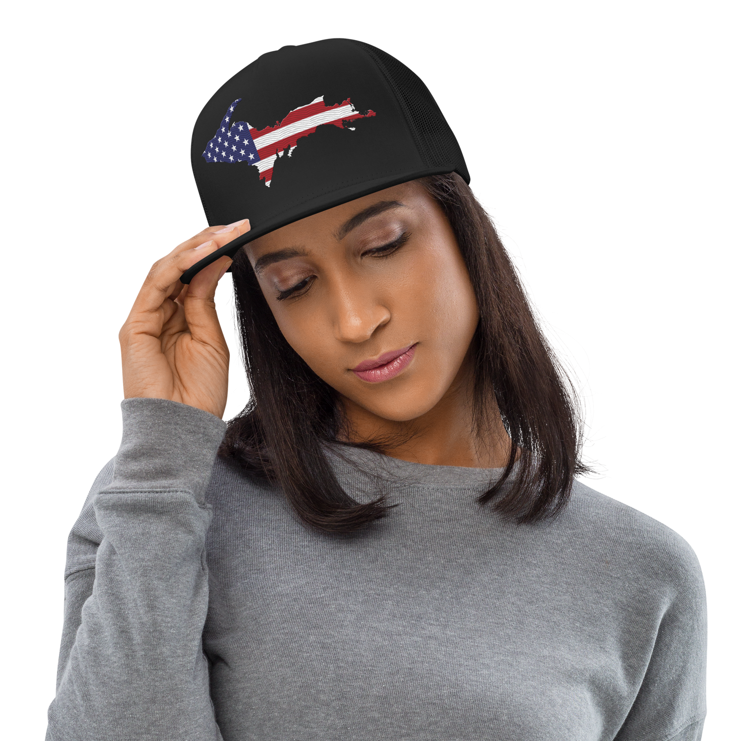 Upper Peninsula Trucker Hat | 5-Panel - Patriotic Edition