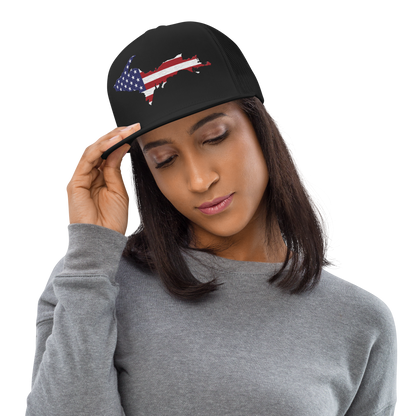 Upper Peninsula Trucker Hat | 5-Panel - Patriotic Edition