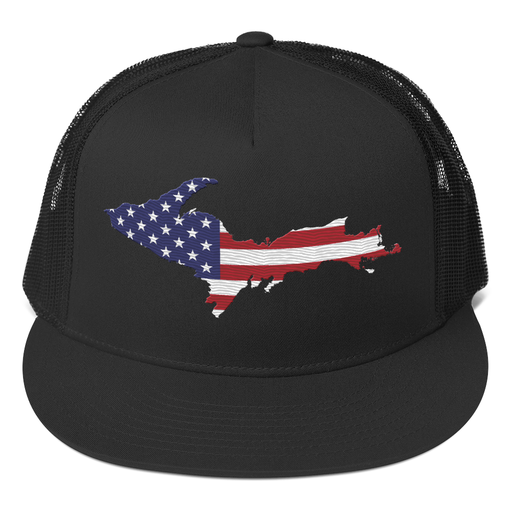 Upper Peninsula Trucker Hat | 5-Panel - Patriotic Edition