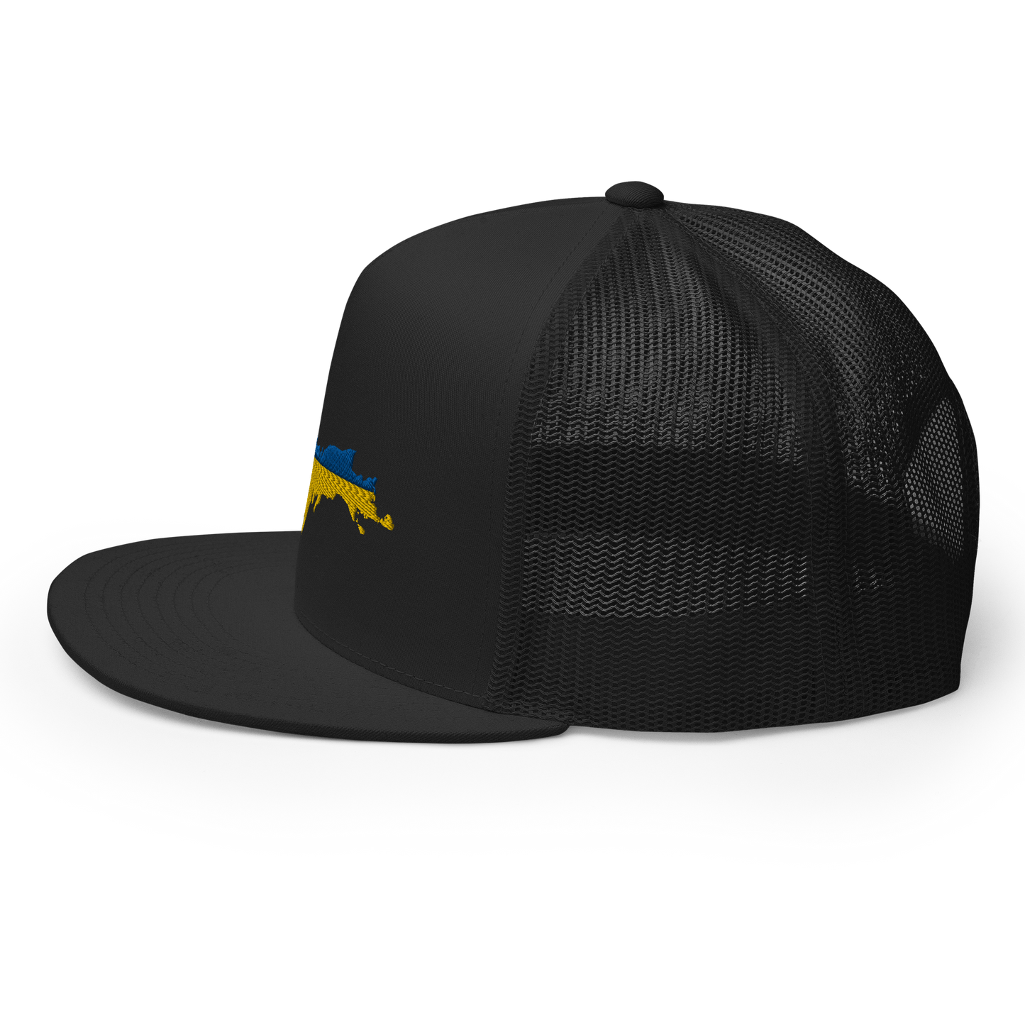 Michigan Upper Peninsula Trucker (w/ UP Ukraine Flag Outline) | 5-Panel