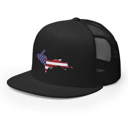 Michigan Upper Peninsula Trucker Hat (w/ Patriot Edition) | 5-Panel