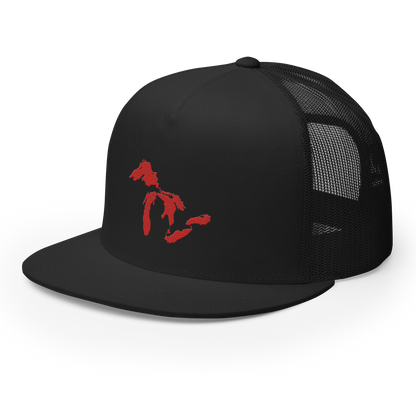 Great Lakes Trucker Hat (Aliform Red) | 5-Panel