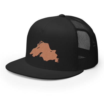 Lake Superior Trucker Hat | 5-Panel - Copper