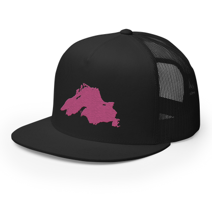 Lake Superior Trucker Hat | 5-Panel - Apple Blossom Pink