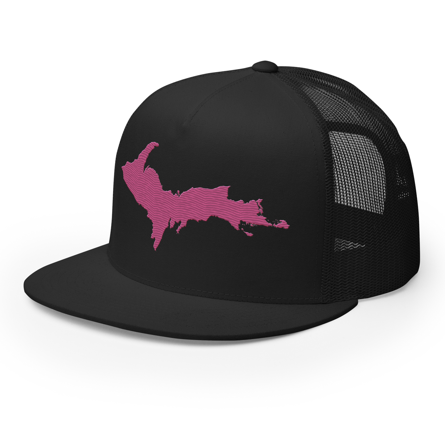 Upper Peninsula Trucker Hat | 5-Panel - Apple Blossom Pink