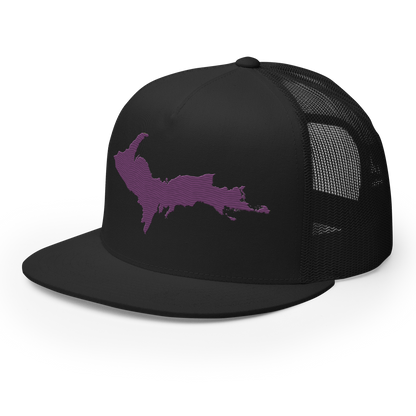 Upper Peninsula Trucker Hat | 5-Panel - Plum