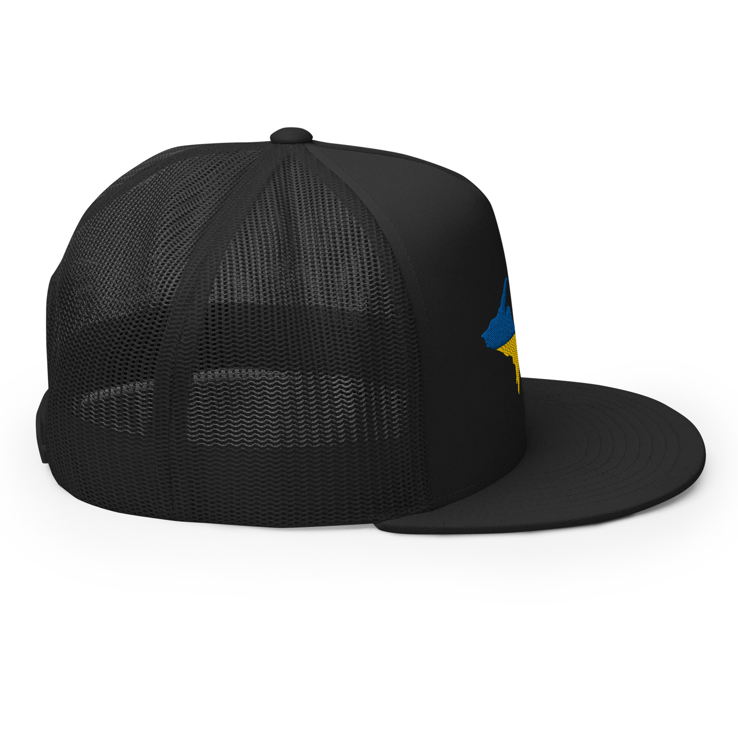 Michigan Upper Peninsula Trucker (w/ UP Ukraine Flag Outline) | 5-Panel