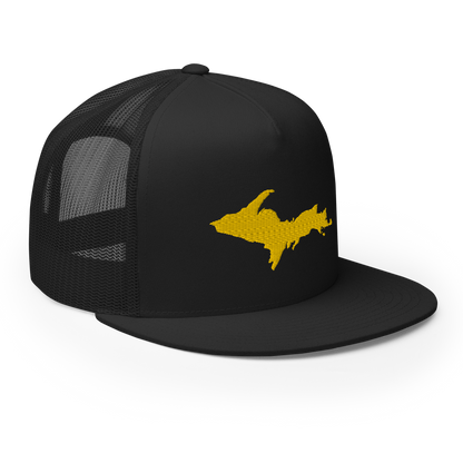 Michigan Upper Peninsula Trucker Hat (w/ UP Outline) | 5-Panel