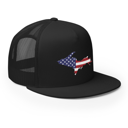 Michigan Upper Peninsula Trucker Hat (w/ Patriot Edition) | 5-Panel