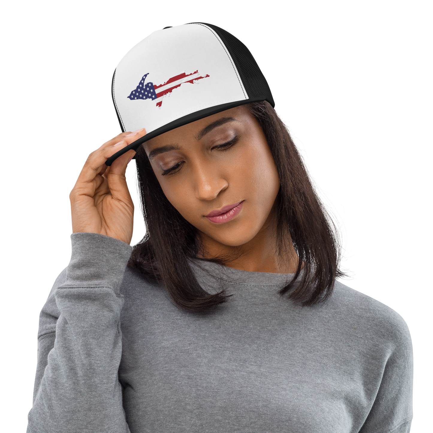 Michigan Upper Peninsula Trucker Hat (w/ Patriot Edition) | 5-Panel