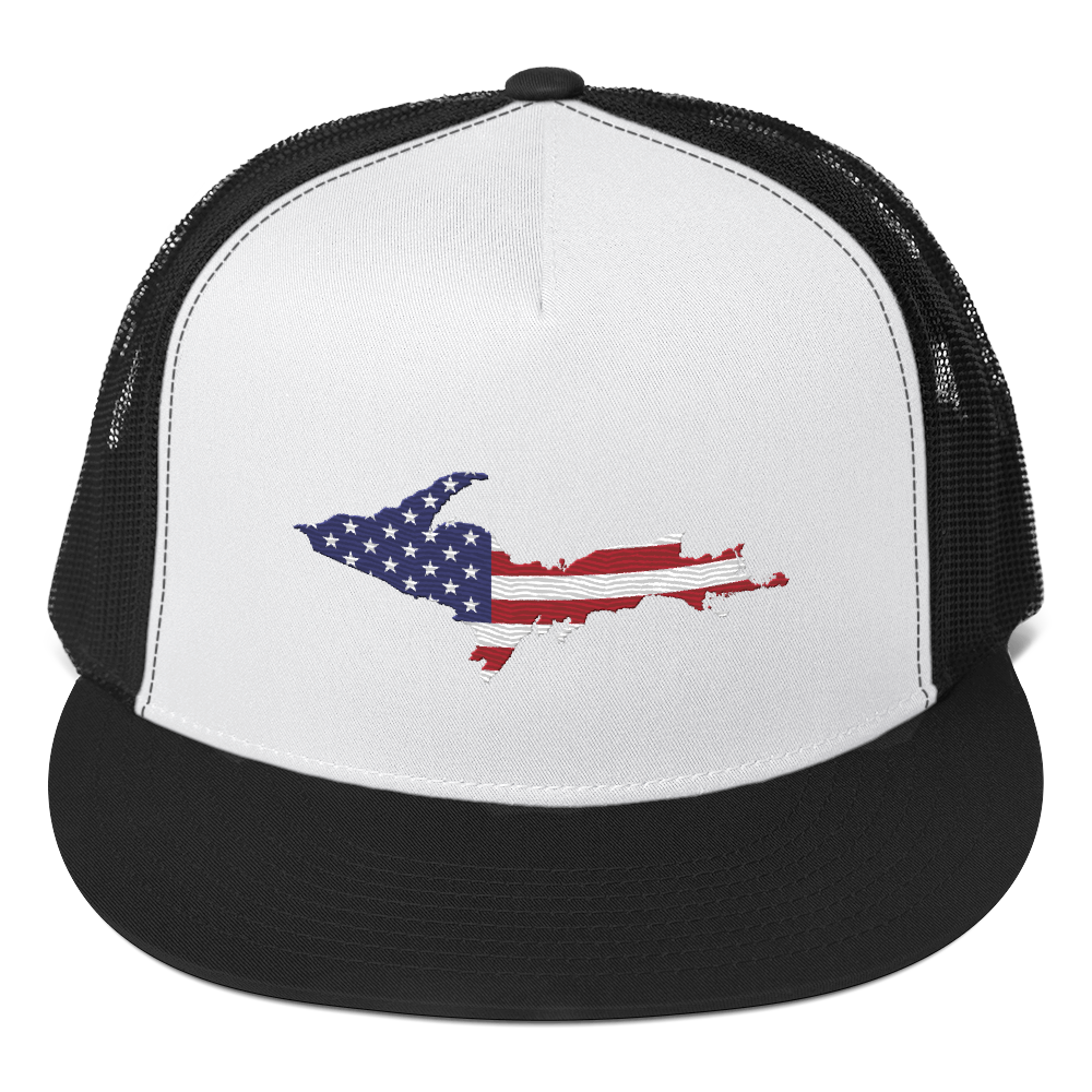 Michigan Upper Peninsula Trucker Hat (w/ Patriot Edition) | 5-Panel