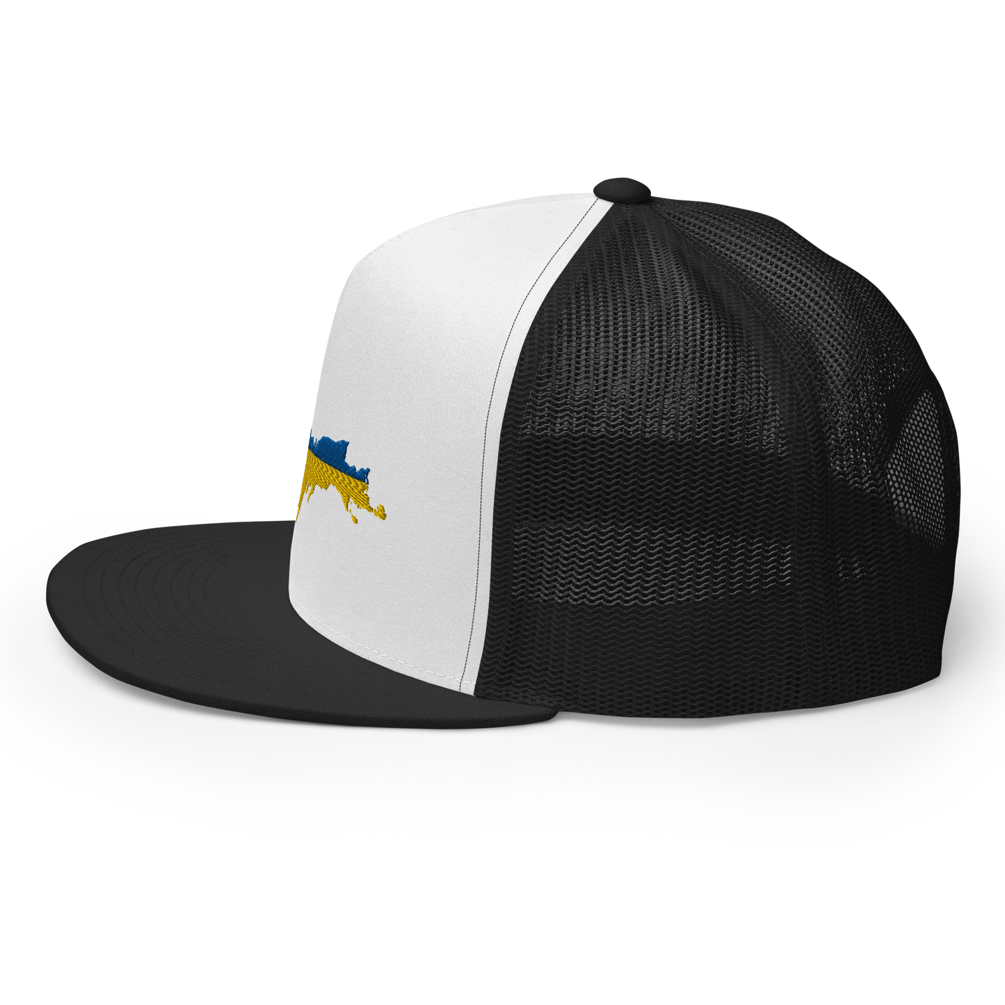 Michigan Upper Peninsula Trucker (w/ UP Ukraine Flag Outline) | 5-Panel