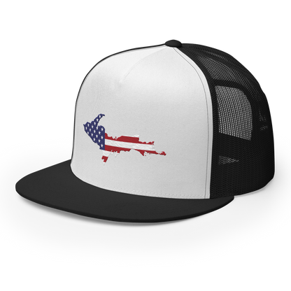 Michigan Upper Peninsula Trucker Hat (w/ Patriot Edition) | 5-Panel