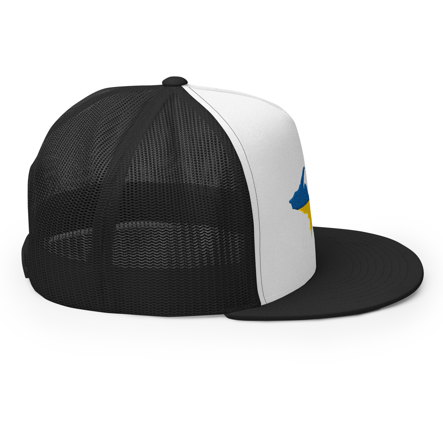 Michigan Upper Peninsula Trucker (w/ UP Ukraine Flag Outline) | 5-Panel