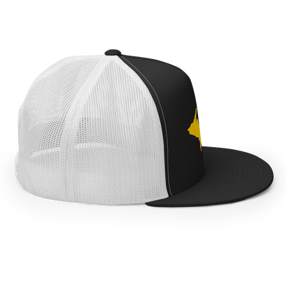 Michigan Upper Peninsula Trucker Hat (w/ UP Outline) | 5-Panel