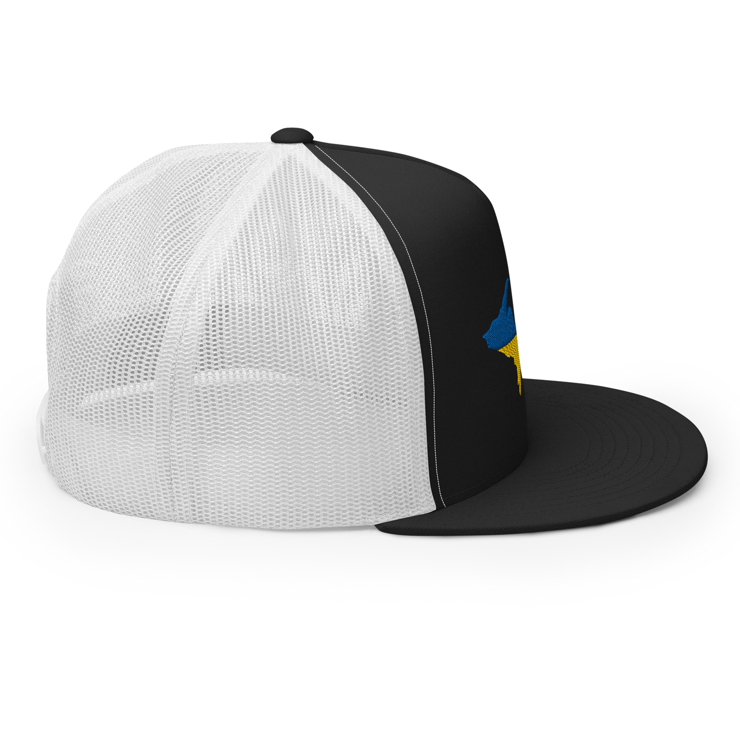 Michigan Upper Peninsula Trucker (w/ UP Ukraine Flag Outline) | 5-Panel