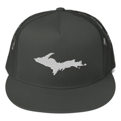 Michigan Upper Peninsula Trucker Hat (w/ UP Outline) | 5-Panel