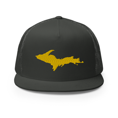 Michigan Upper Peninsula Trucker Hat (w/ UP Outline) | 5-Panel