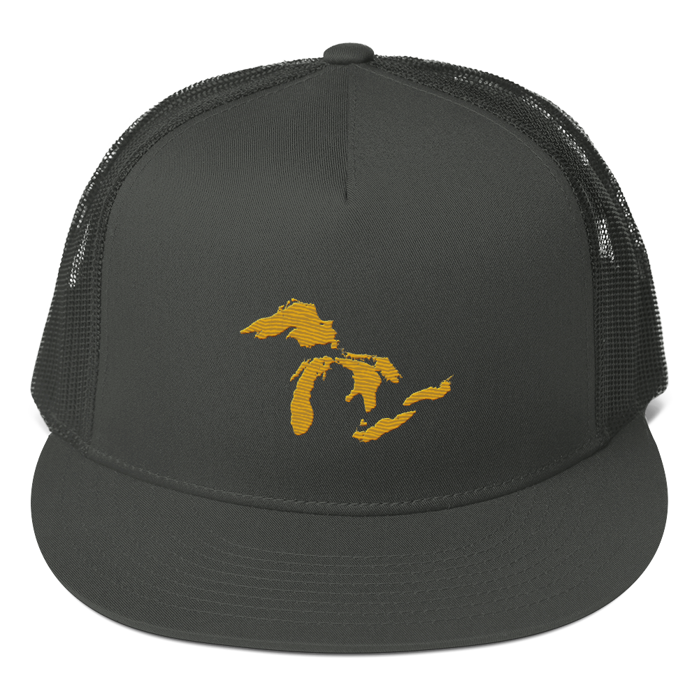 Great Lakes Trucker Hat (Gold) | 5-Panel