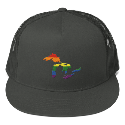 Great Lakes Trucker Hat (Rainbow Pride Edition) | 5-Panel