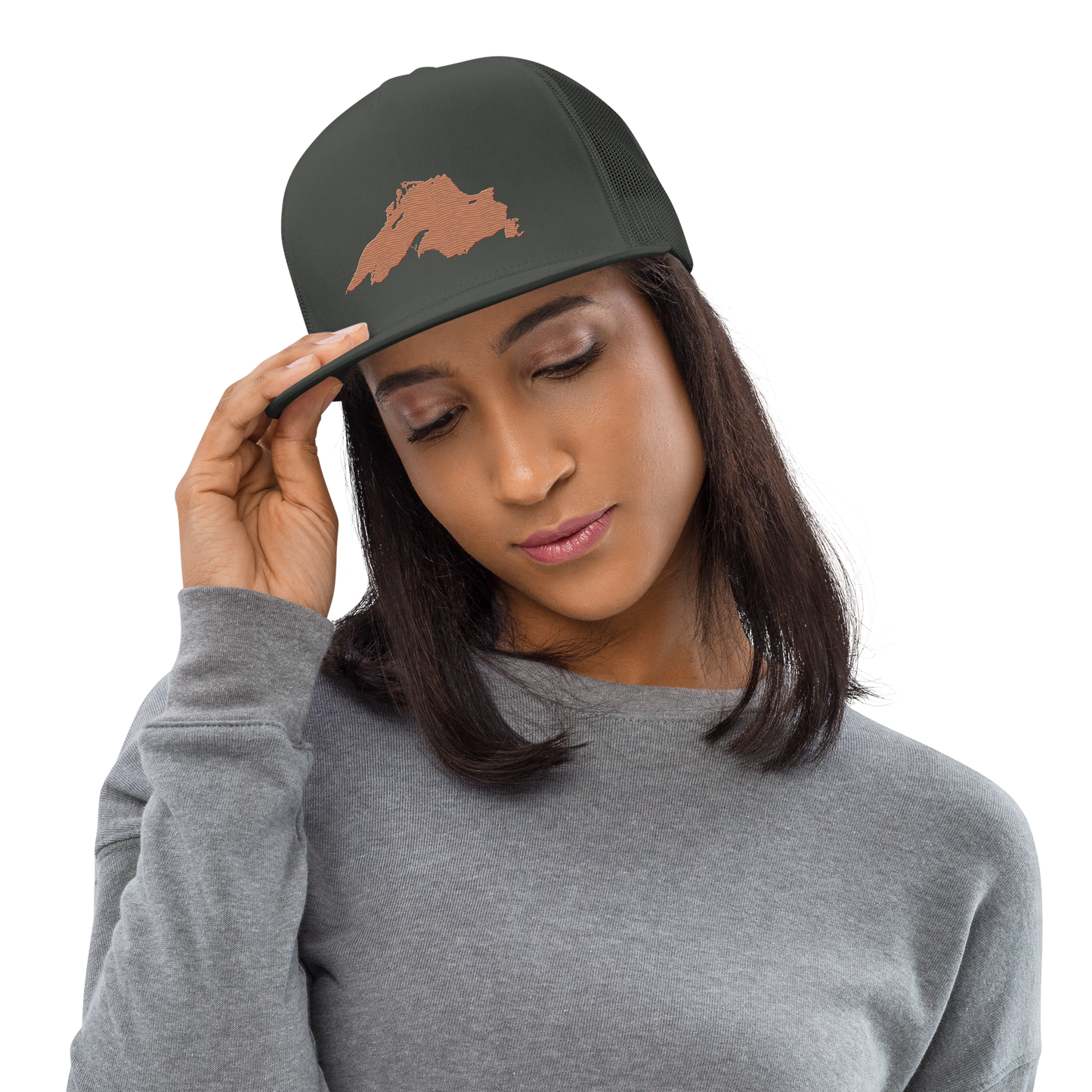 Lake Superior Trucker Hat | 5-Panel - Copper