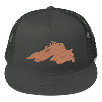 Lake Superior Trucker Hat | 5-Panel - Copper