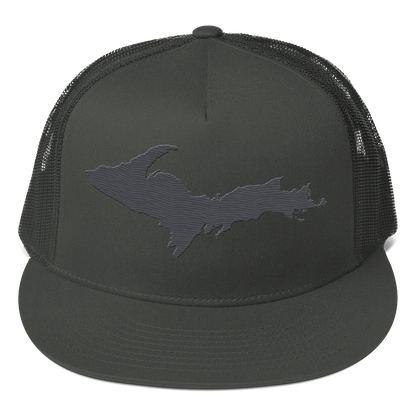 Upper Peninsula Trucker Hat | 5-Panel - Iron Ore Grey