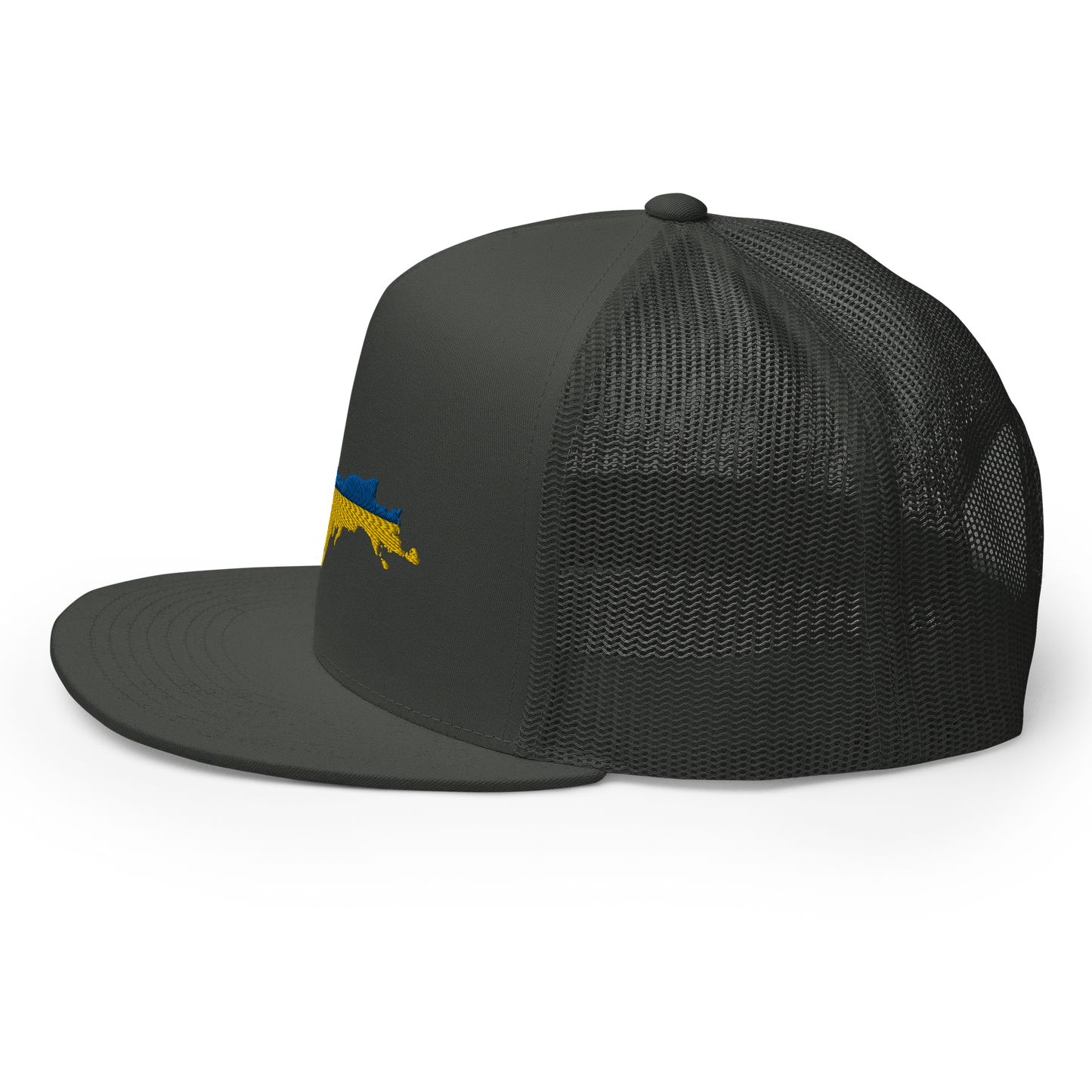 Michigan Upper Peninsula Trucker (w/ UP Ukraine Flag Outline) | 5-Panel