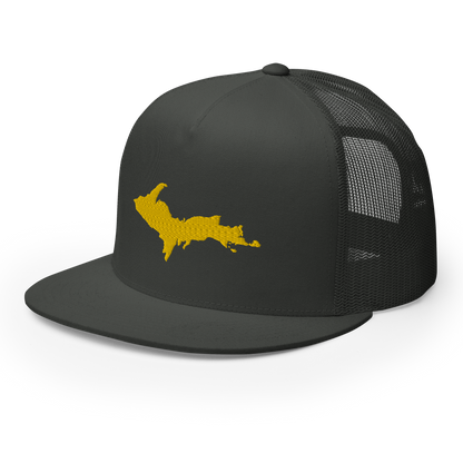 Michigan Upper Peninsula Trucker Hat (w/ UP Outline) | 5-Panel