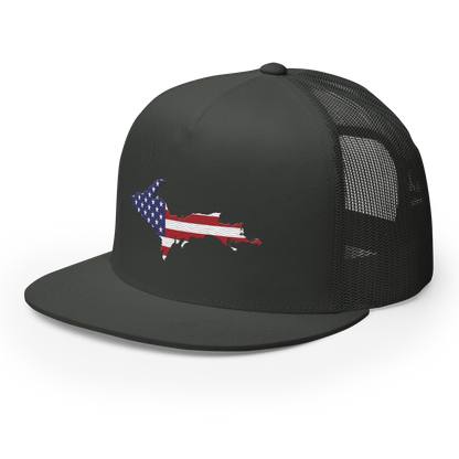 Michigan Upper Peninsula Trucker Hat (w/ Patriot Edition) | 5-Panel