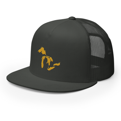 Great Lakes Trucker Hat (Gold) | 5-Panel