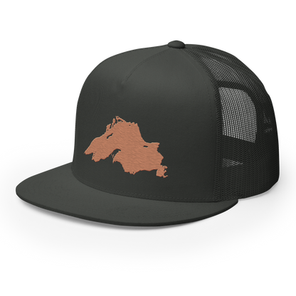 Lake Superior Trucker Hat | 5-Panel - Copper