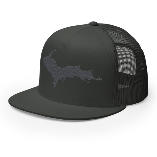 Upper Peninsula Trucker Hat | 5-Panel - Iron Ore Grey