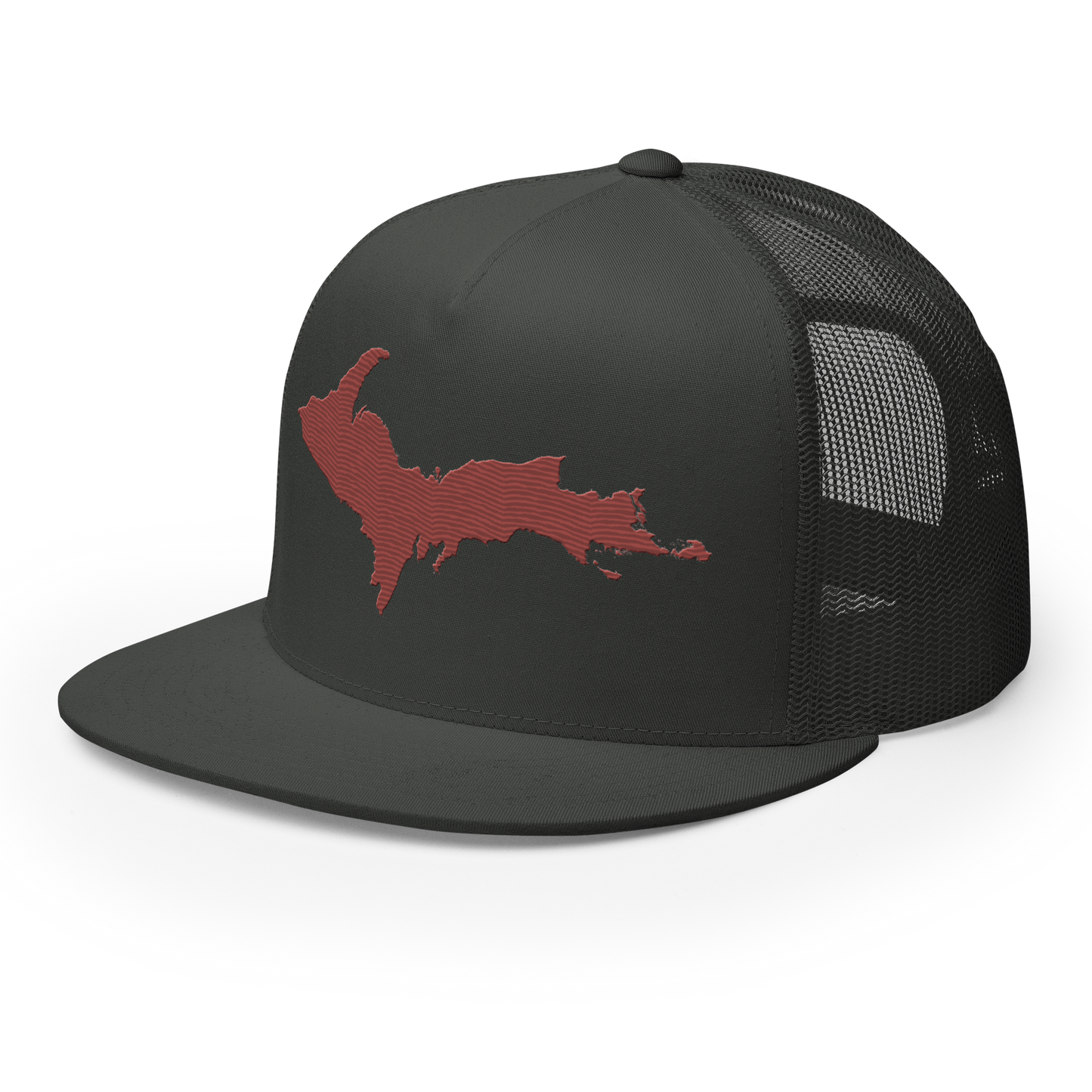 Upper Peninsula Trucker Hat | 5-Panel - Ore Dock Red