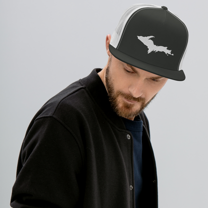 Michigan Upper Peninsula Trucker Hat (w/ UP Outline) | 5-Panel