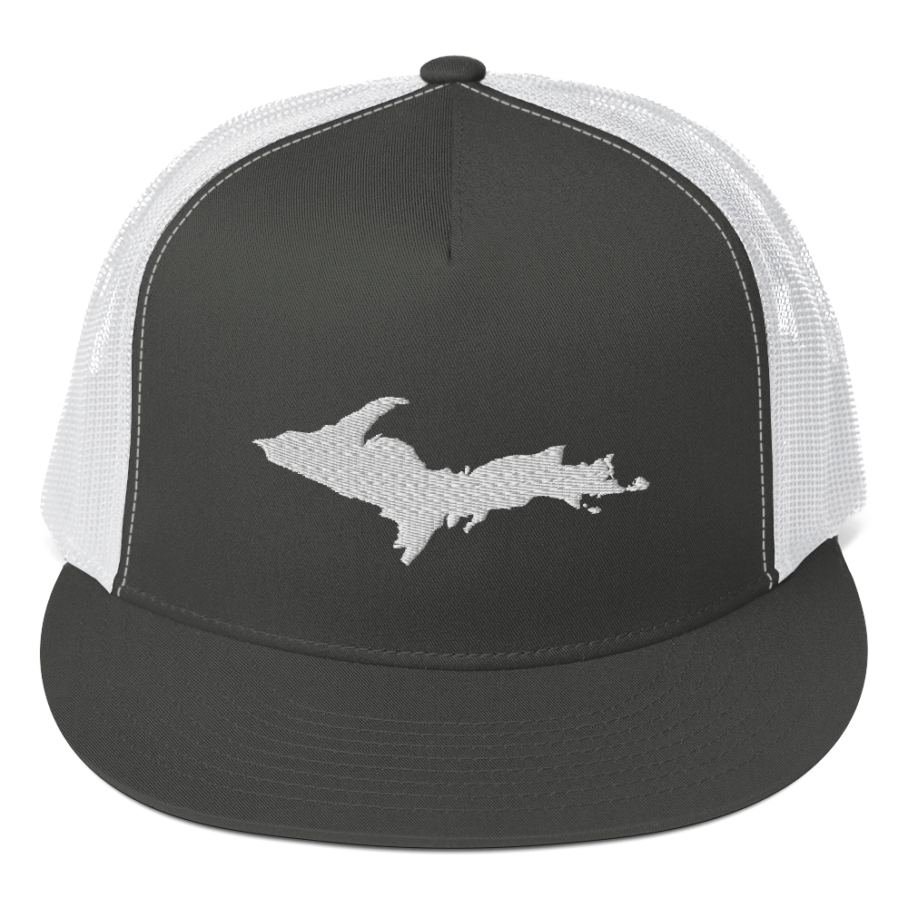 Michigan Upper Peninsula Trucker Hat (w/ UP Outline) | 5-Panel